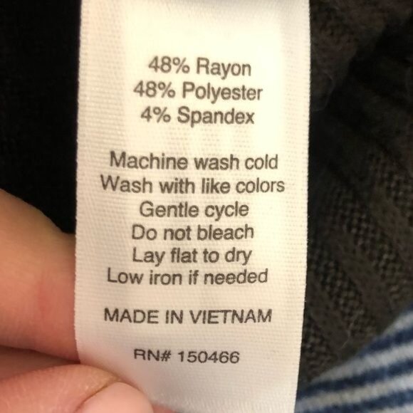 Market & Spruce Gracelynn Brown Ribbed Turtleneck Long Sleeve Dress NWT Sz Small - Picture 8 of 10